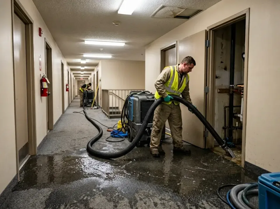 multi-unit-apartment-hallway-f-005 — frequently asked questions, Emergency Burst Pipe Water Extraction & Removal in Chowchil…